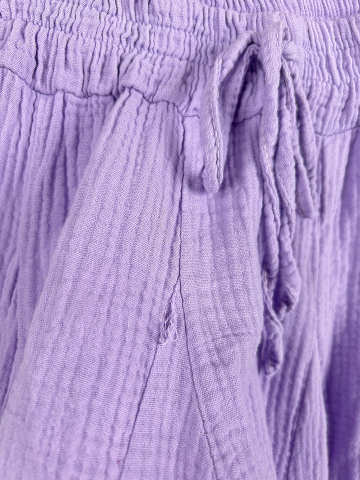 VOLANTROCK AUS MUSSELIN NATASCHA FLIEDER (B-WARE)