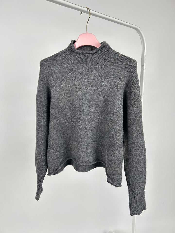 CASUAL PULLOVER COMFY MOOD DUNKELGRAU (B-WARE)