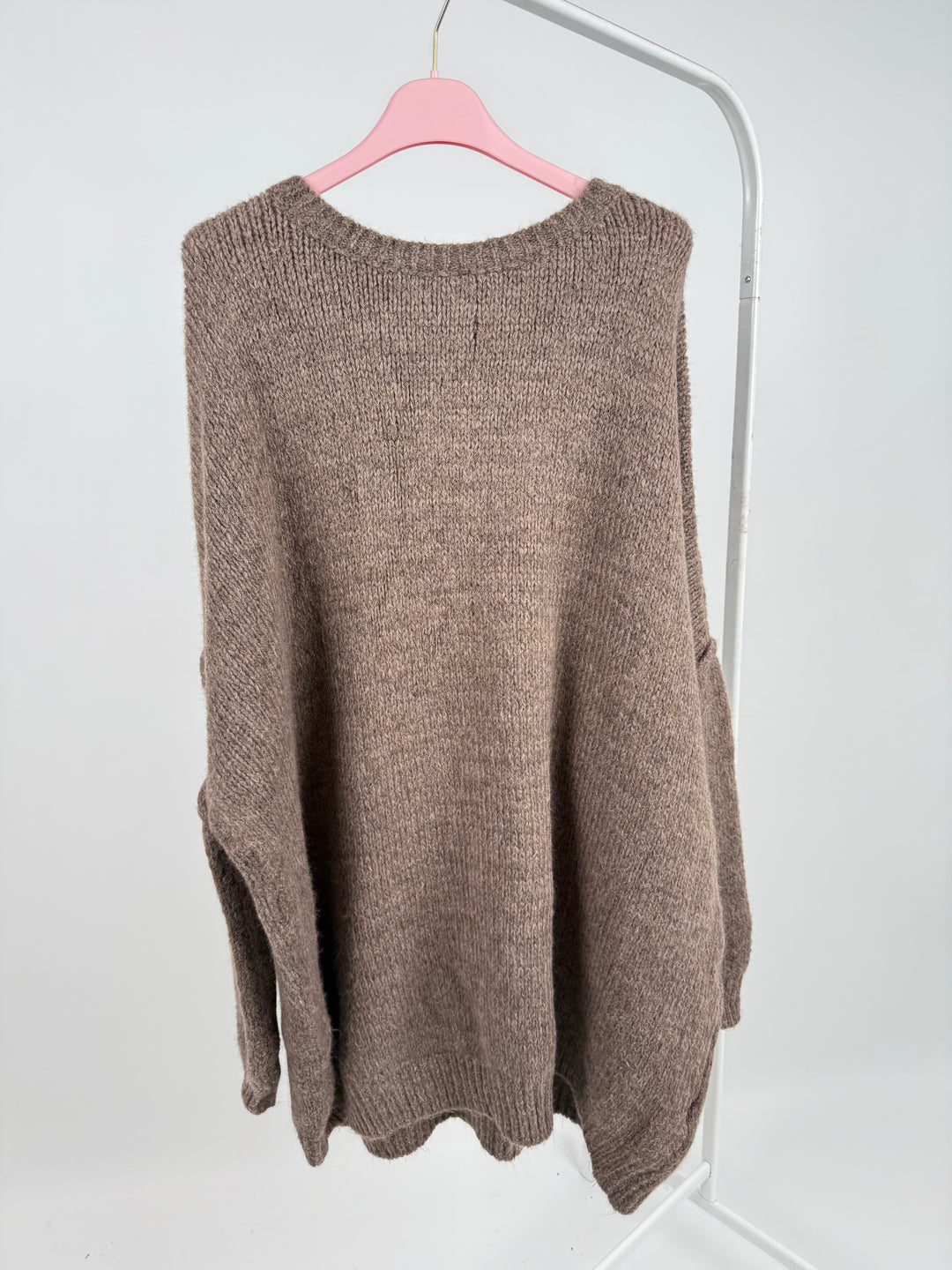 LANGER OVERSIZE PULLOVER MARY CHOCOLATE (B-WARE)