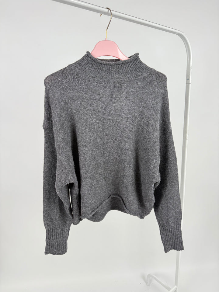 CASUAL PULLOVER COMFY MOOD DUNKELGRAU (B-WARE)