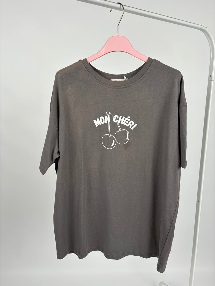 T-SHIRT MON CHERIE GRAU (B-WARE)