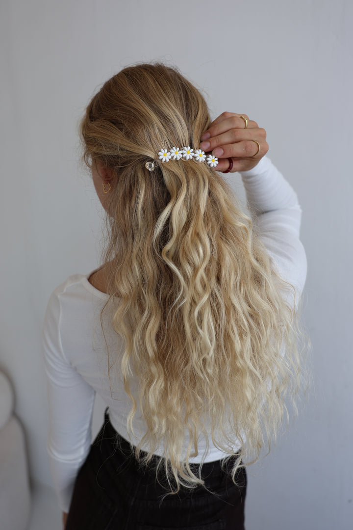 Haarspange Long Daisy