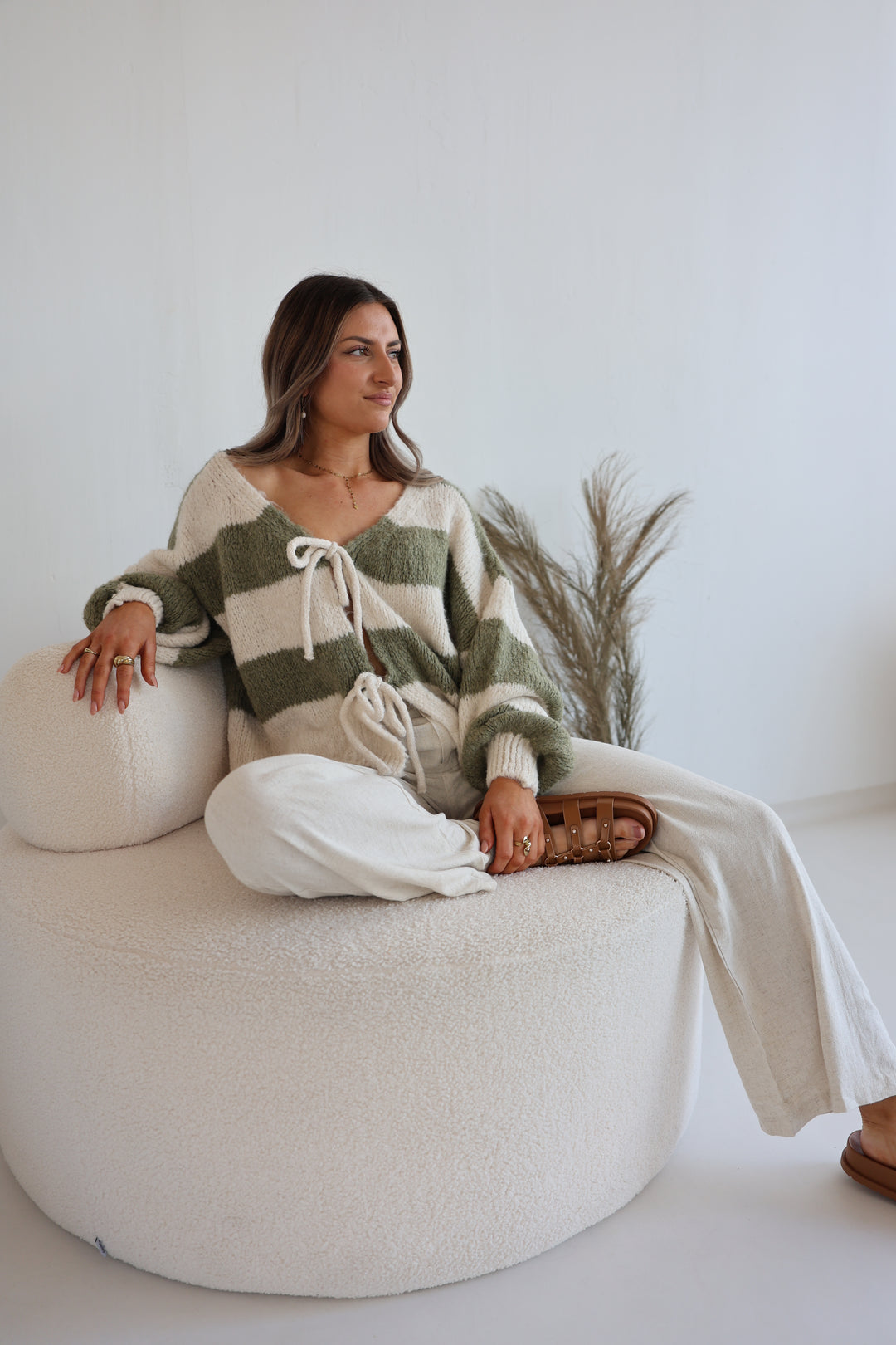 Gestreifter Cardigan Luana