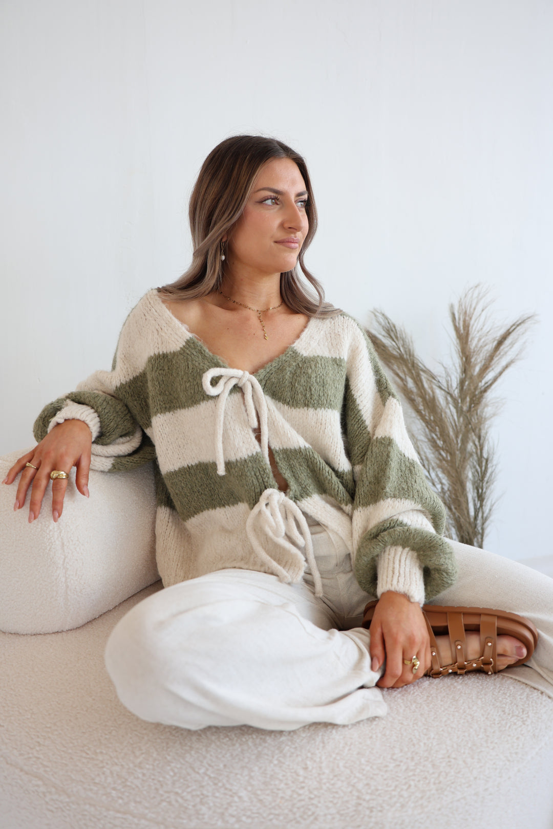 Gestreifter Cardigan Luana