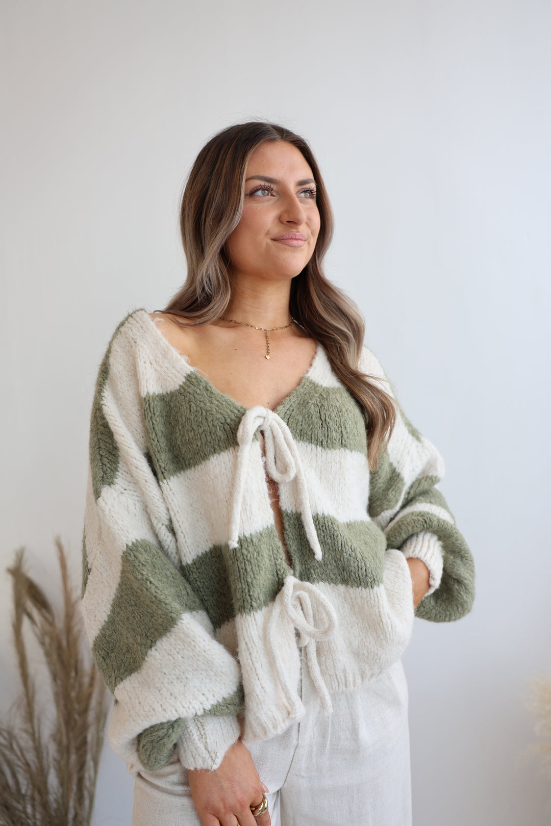 Gestreifter Cardigan Luana