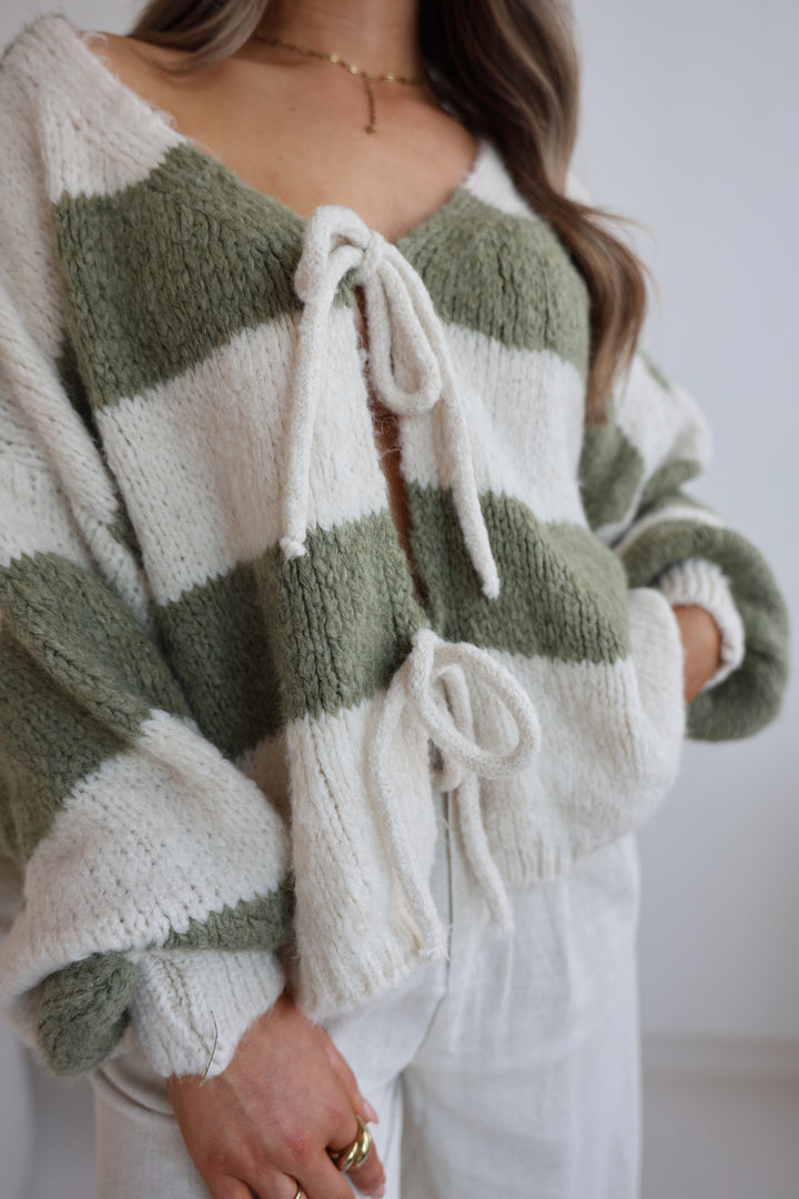 Gestreifter Cardigan Luana