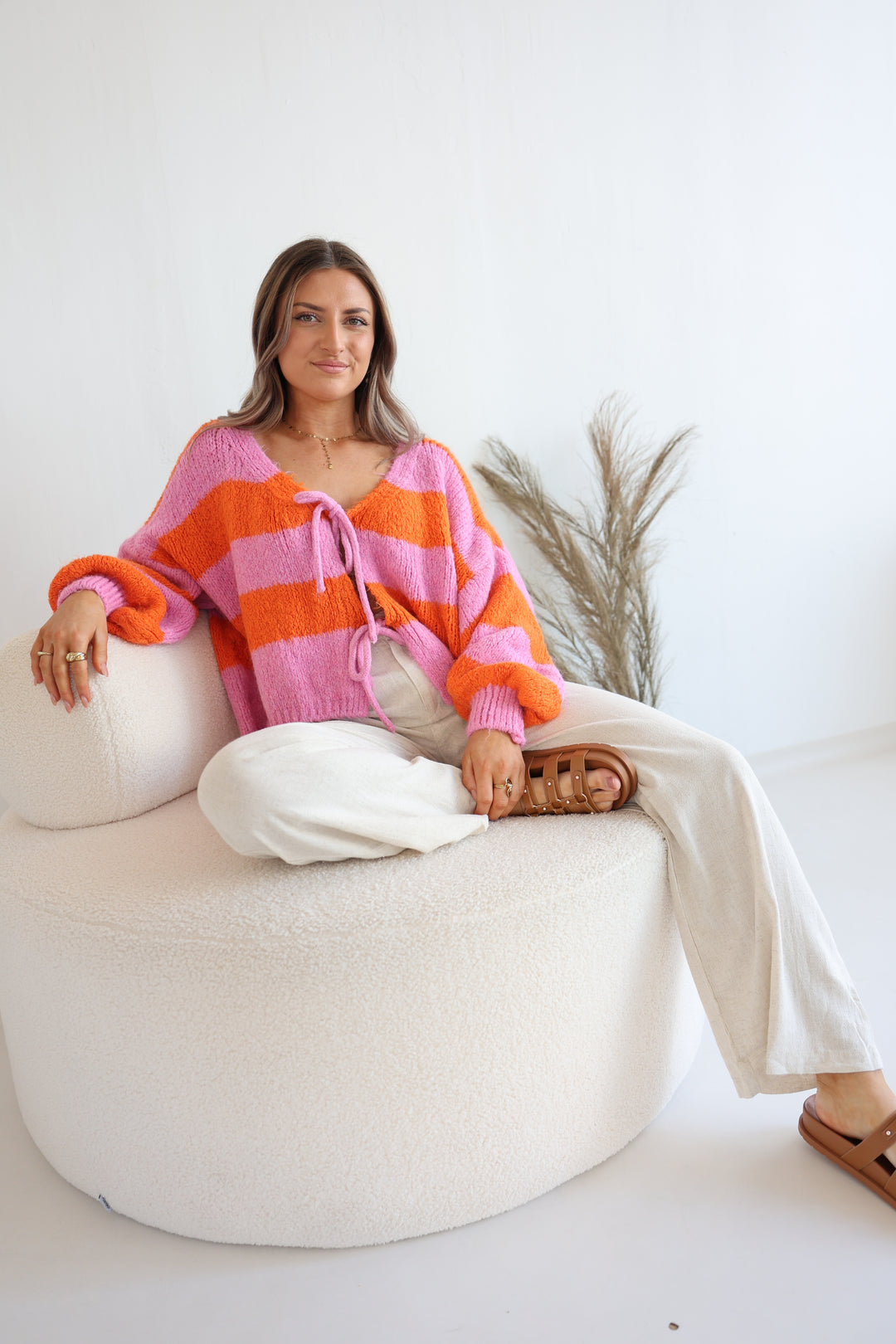 Gestreifter Cardigan Luana
