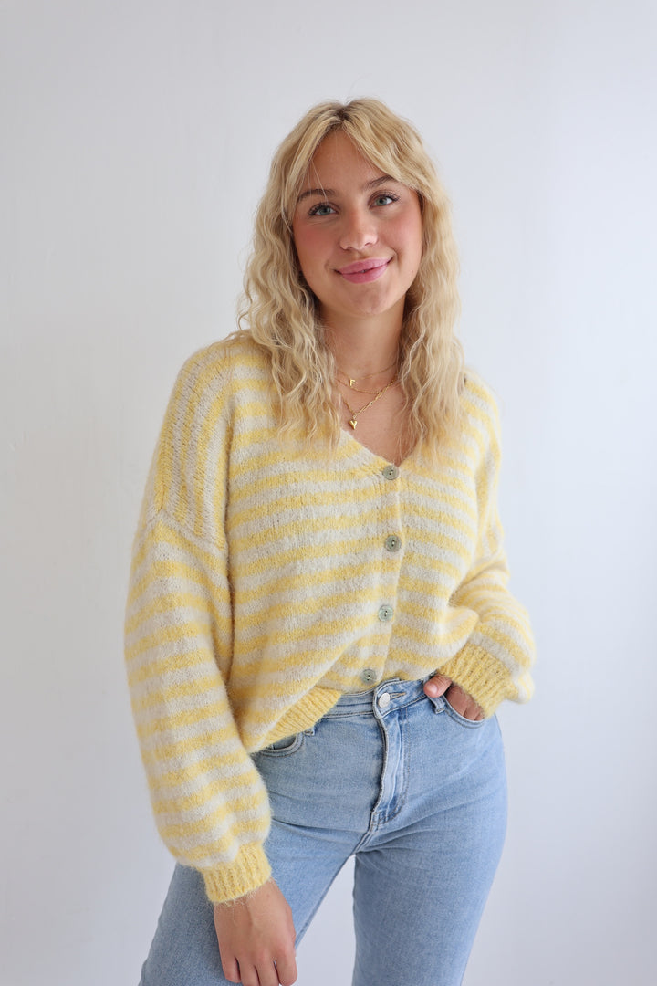 Gestreifter Cardigan Cosima