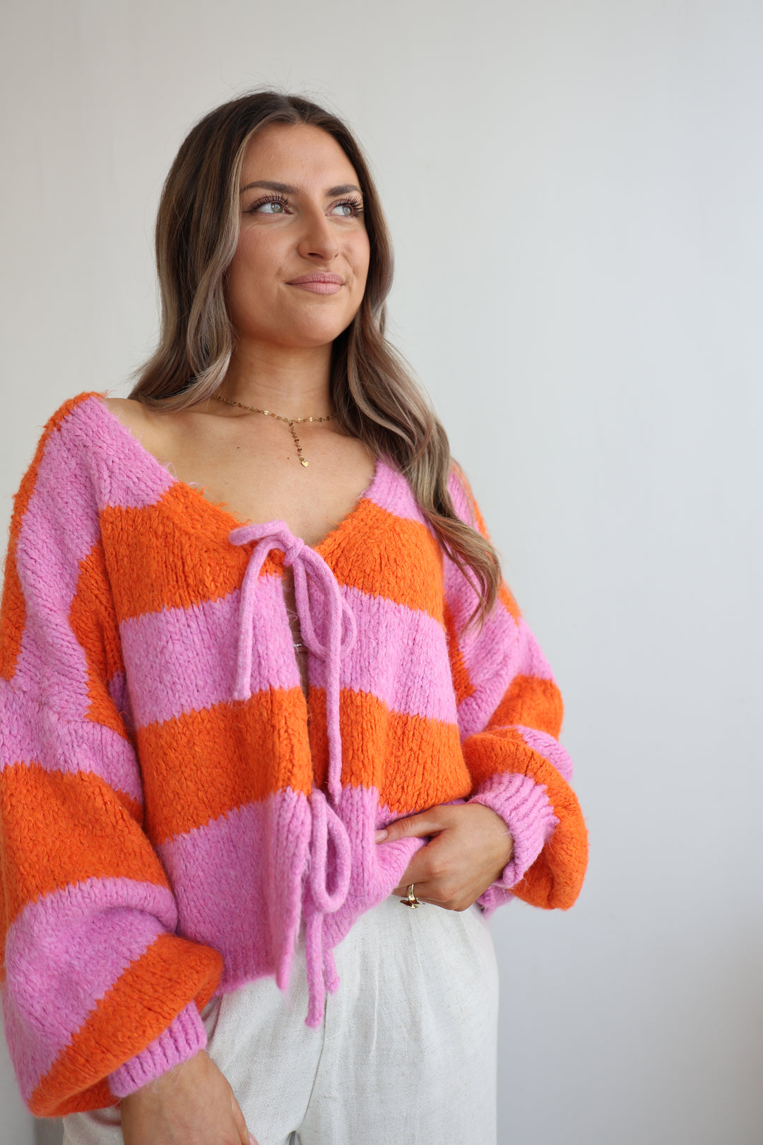 Gestreifter Cardigan Luana