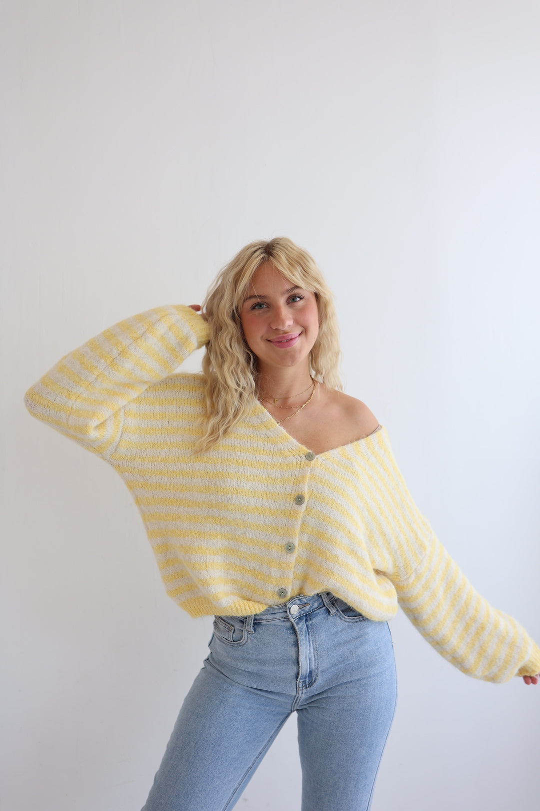 Gestreifter Cardigan Cosima