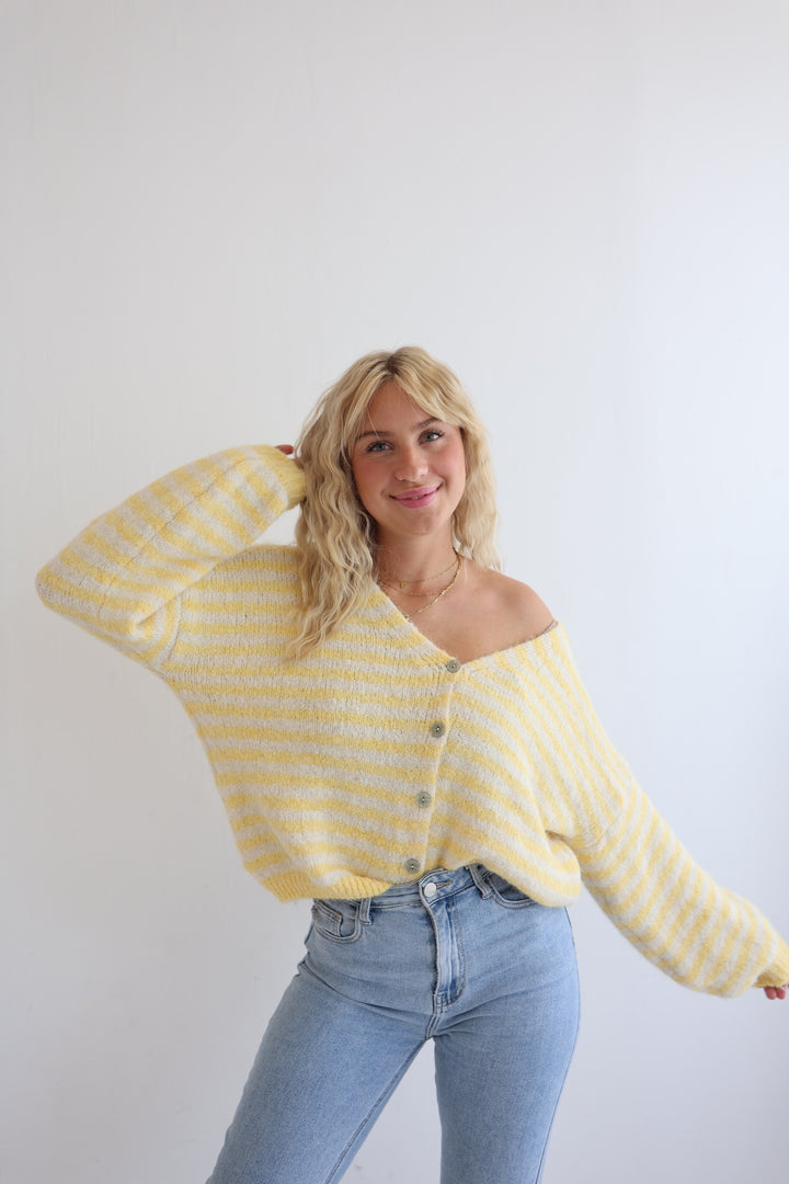 Gestreifter Cardigan Cosima