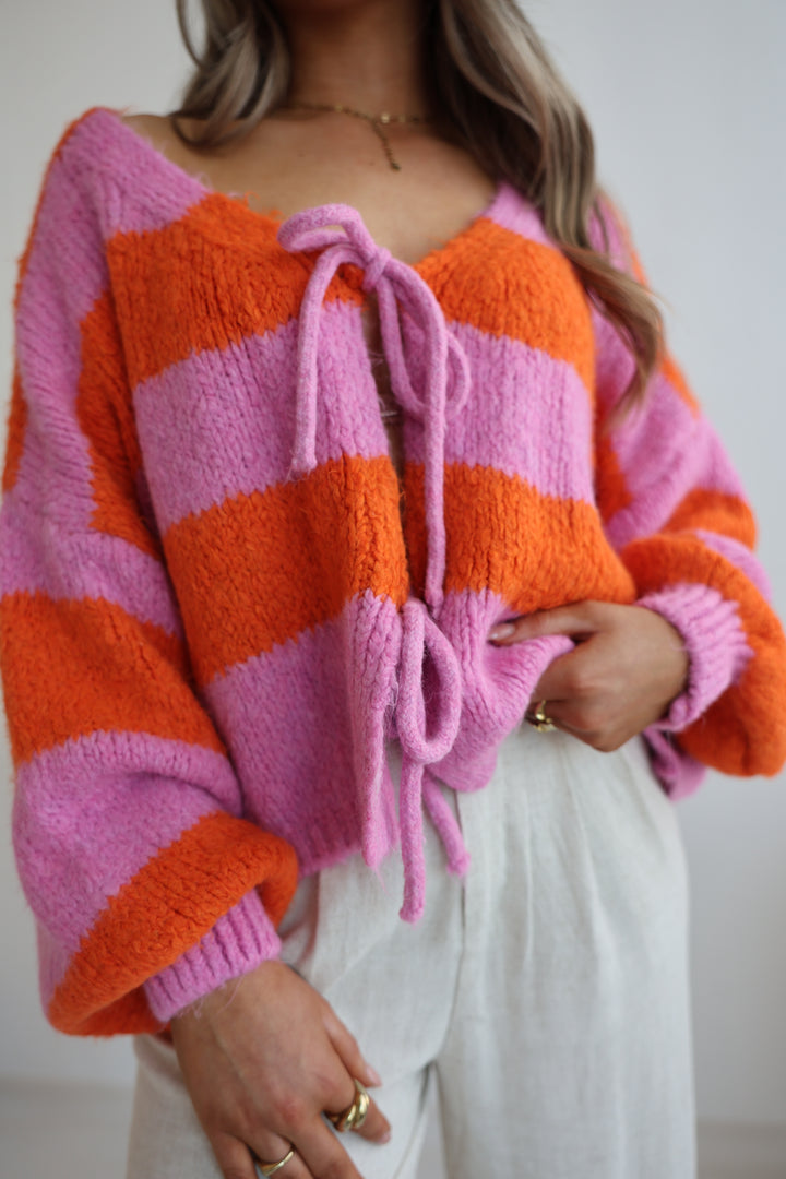 Gestreifter Cardigan Luana