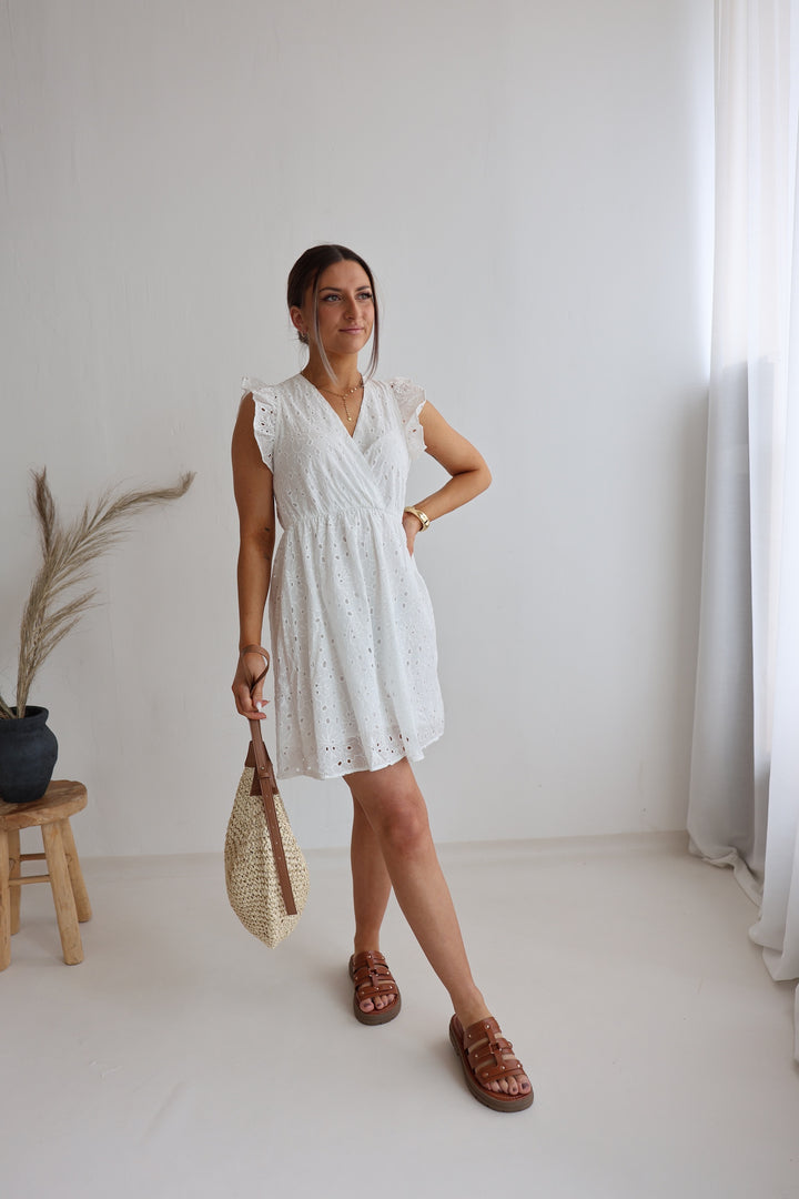 Sommerkleid mit Lochstickerei Nushka