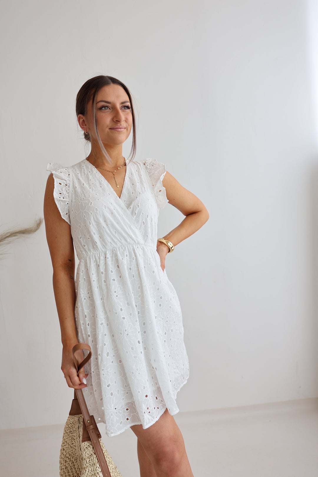 Sommerkleid mit Lochstickerei Nushka