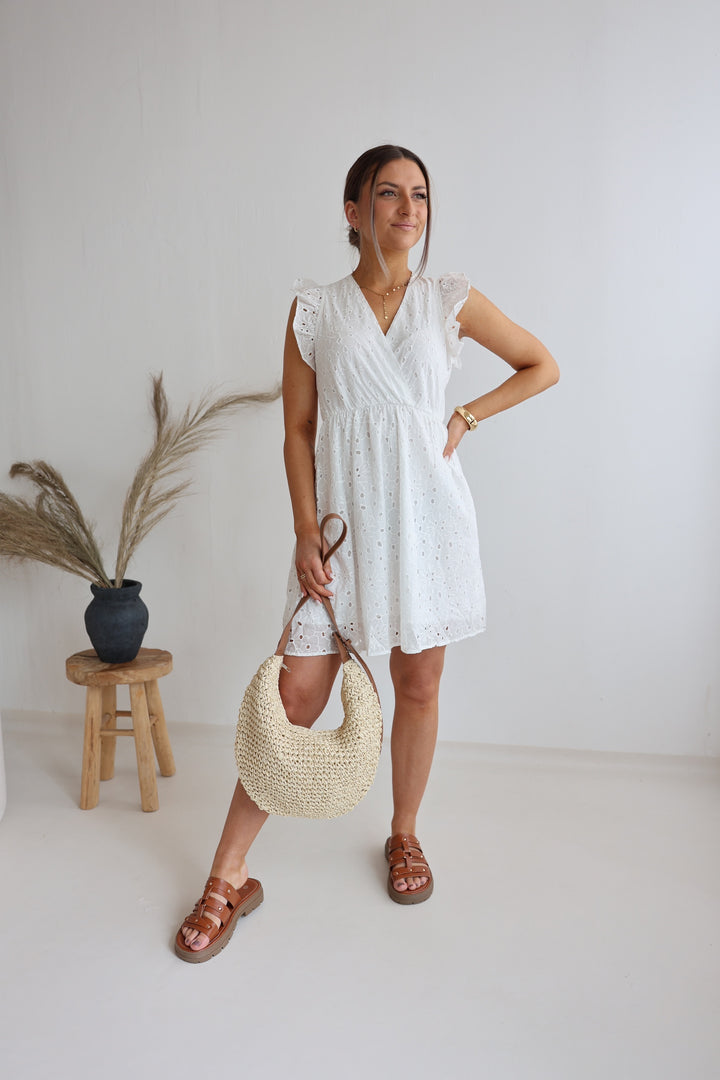 Sommerkleid mit Lochstickerei Nushka
