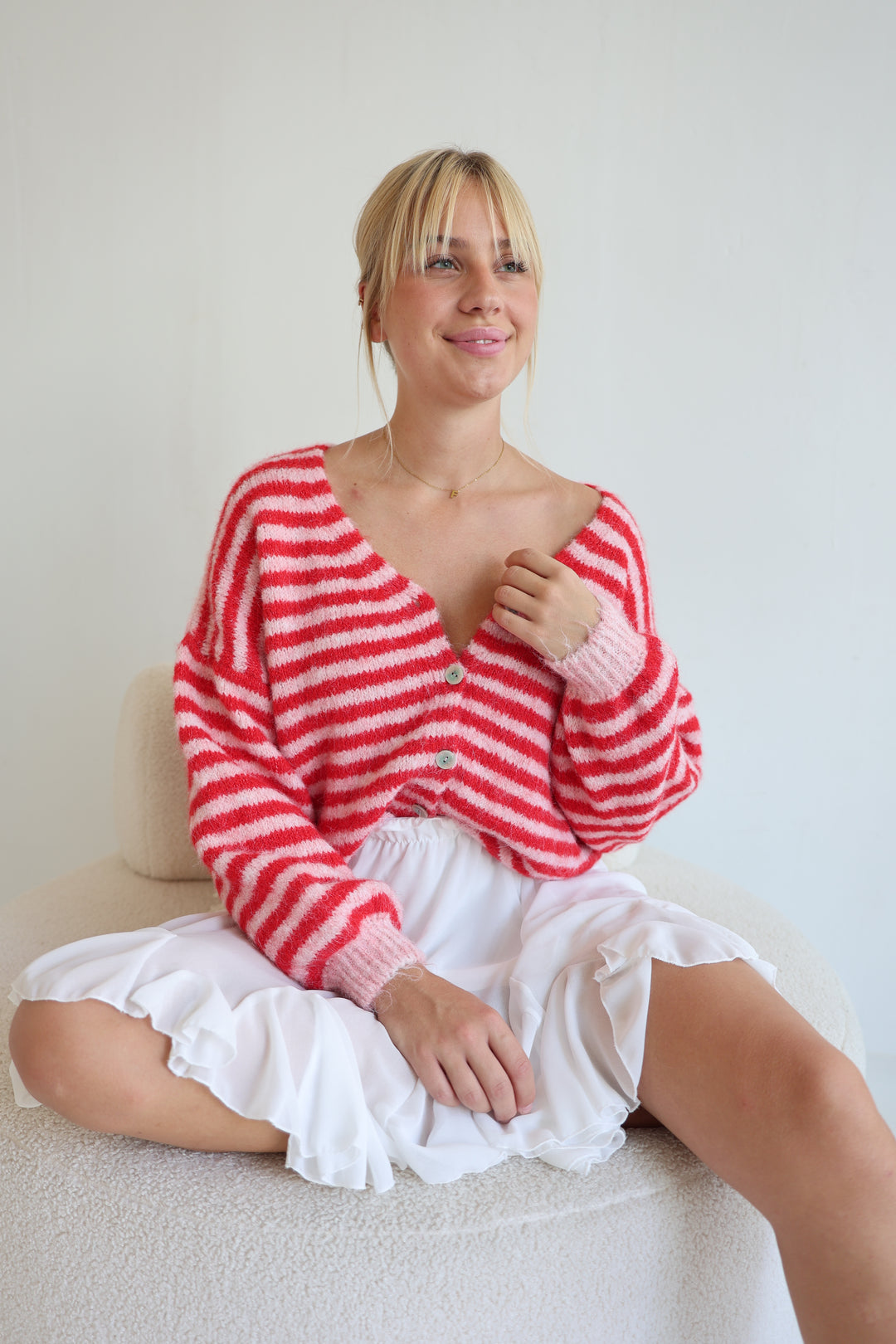 Gestreifter Cardigan Cosima