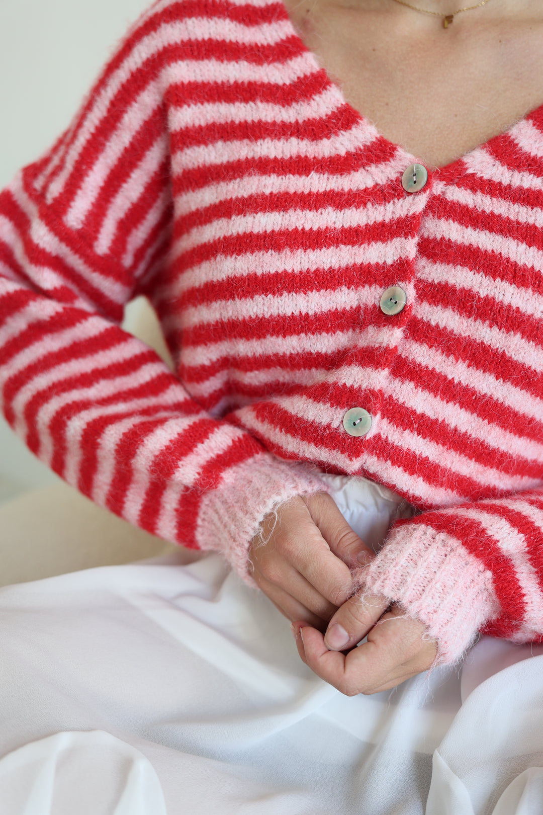 Gestreifter Cardigan Cosima