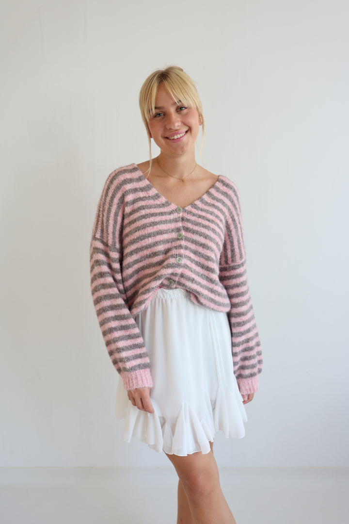 Gestreifter Cardigan Cosima