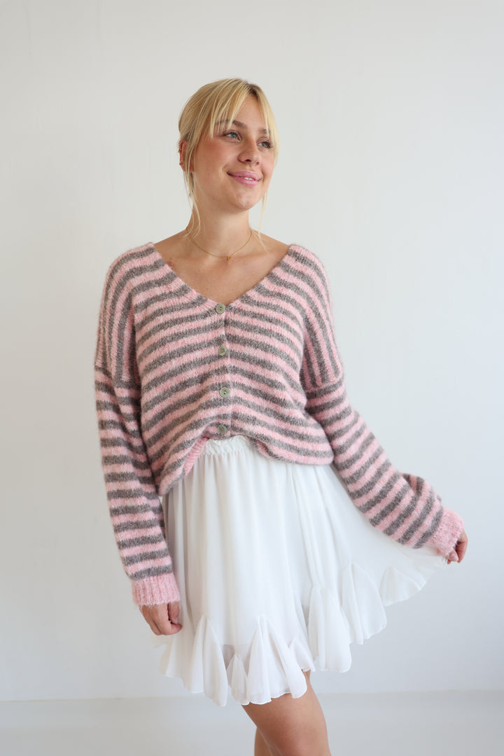 Gestreifter Cardigan Cosima