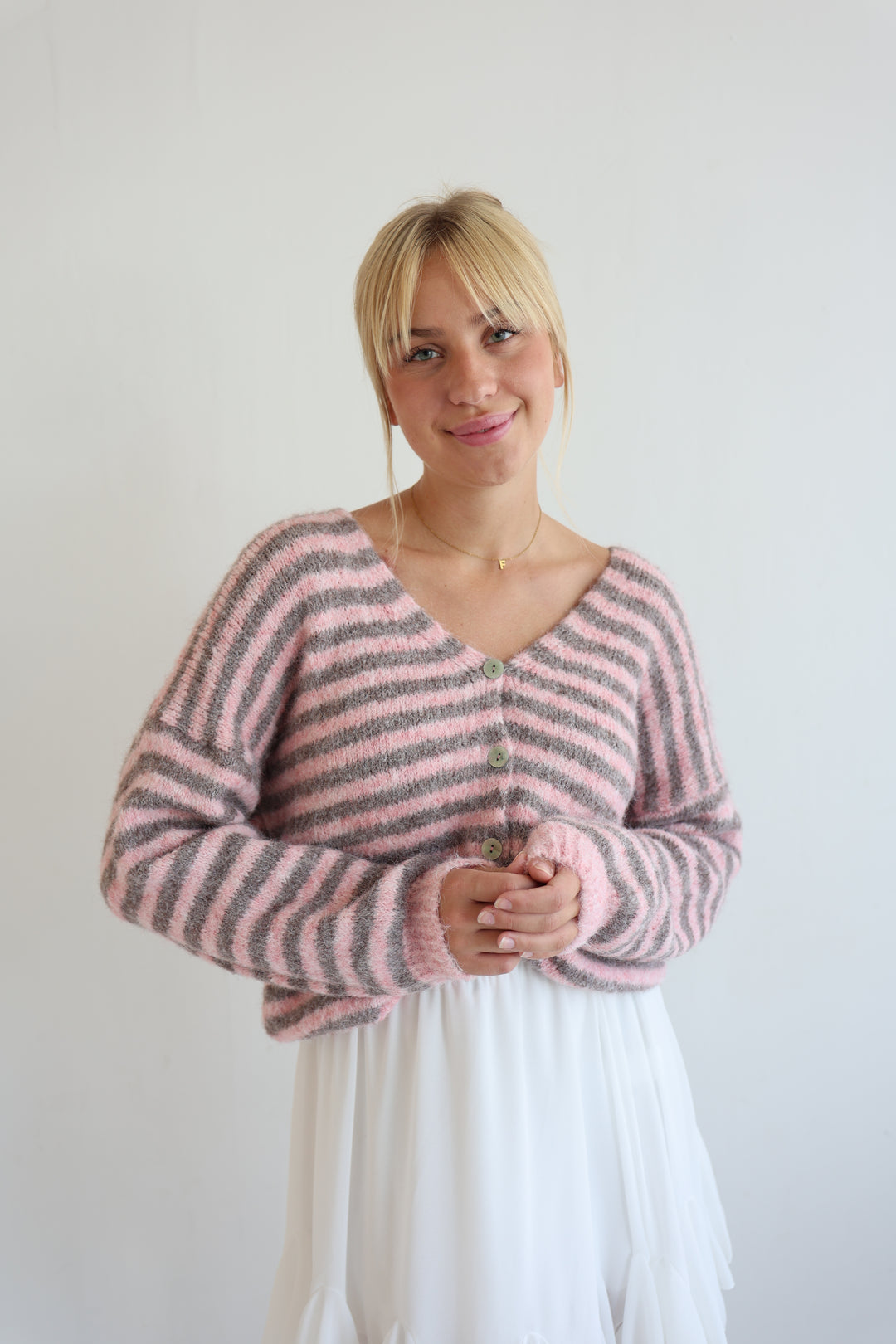 Gestreifter Cardigan Cosima