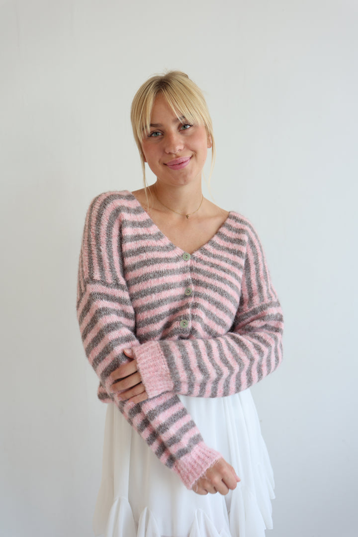 Gestreifter Cardigan Cosima