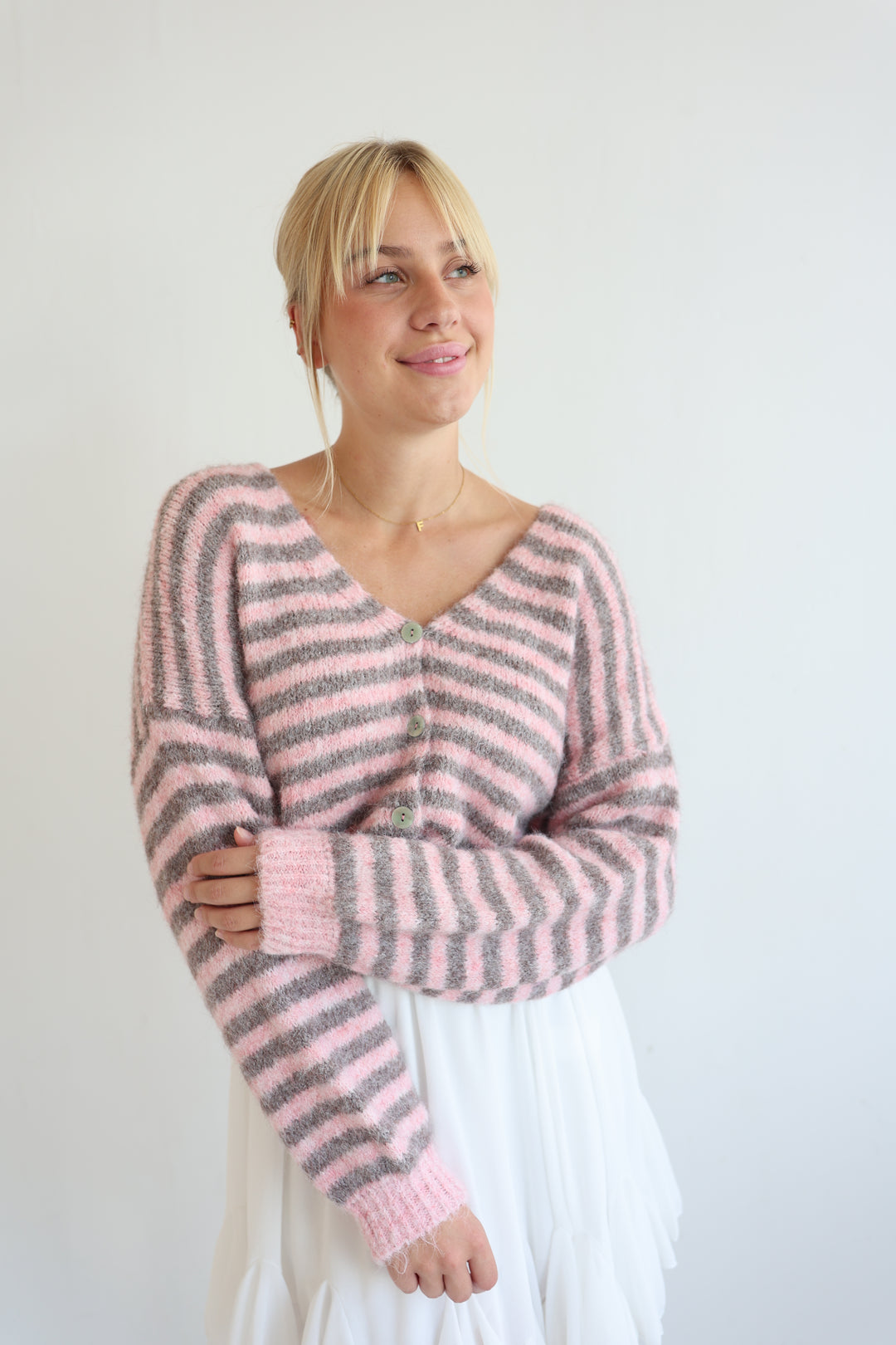 Gestreifter Cardigan Cosima