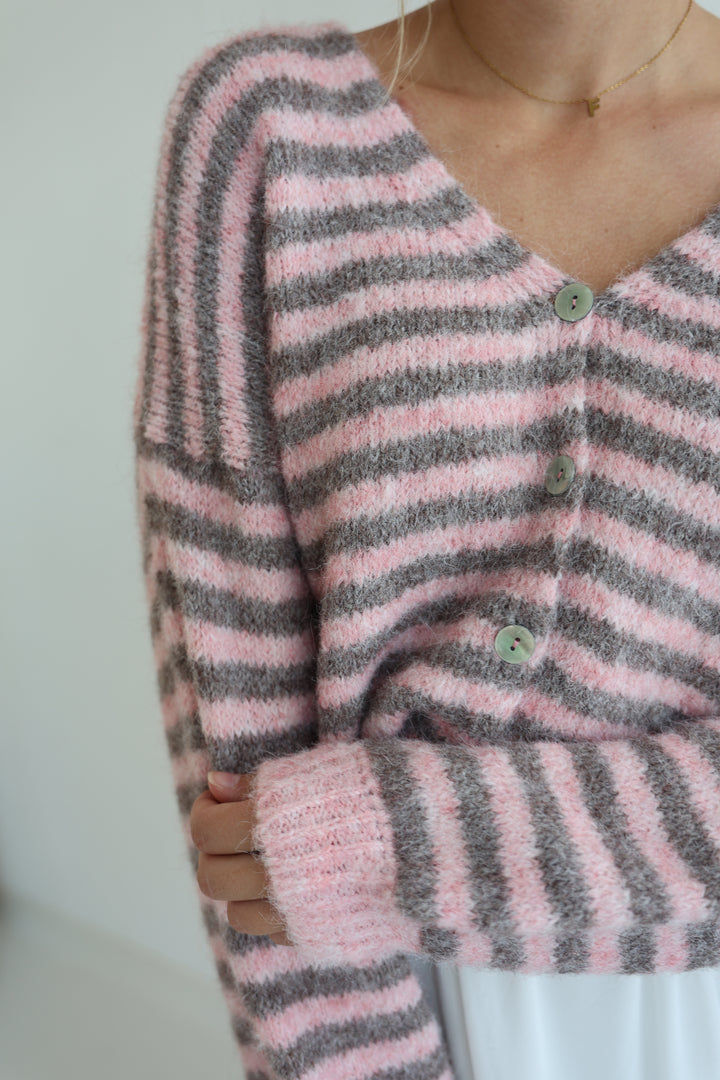 Gestreifter Cardigan Cosima