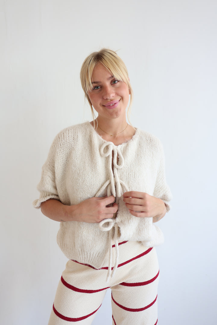 Cardigan mit Schleifen Lilly (3/4-Arm)