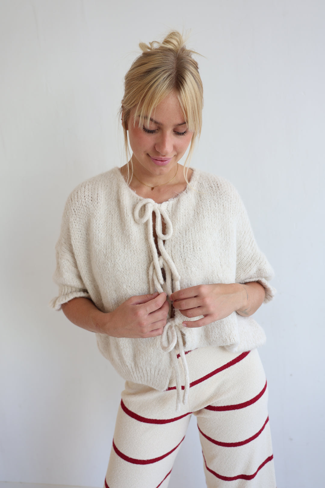 Cardigan mit Schleifen Lilly (3/4-Arm)