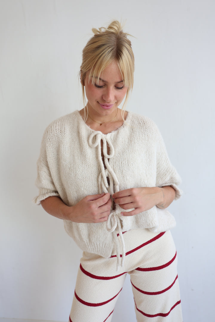Cardigan mit Schleifen Lilly (3/4-Arm)