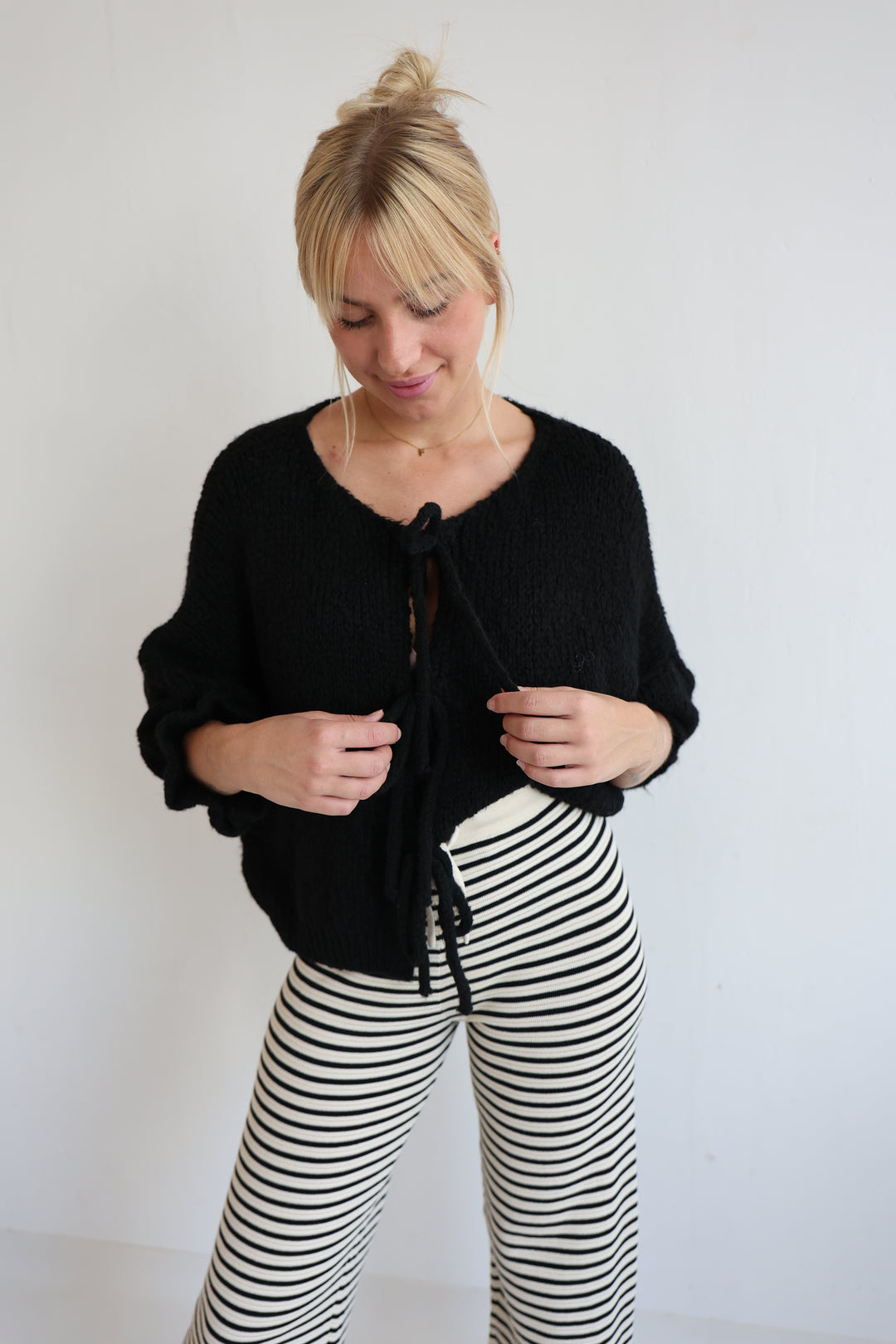 Cardigan mit Schleifen Lilly (3/4-Arm)