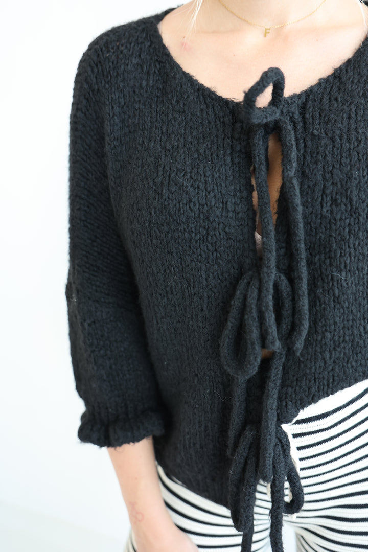 Cardigan mit Schleifen Lilly (3/4-Arm)