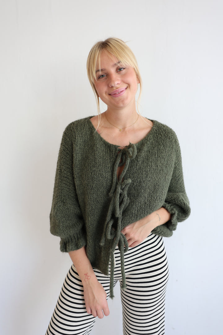 Cardigan mit Schleifen Lilly (3/4-Arm)