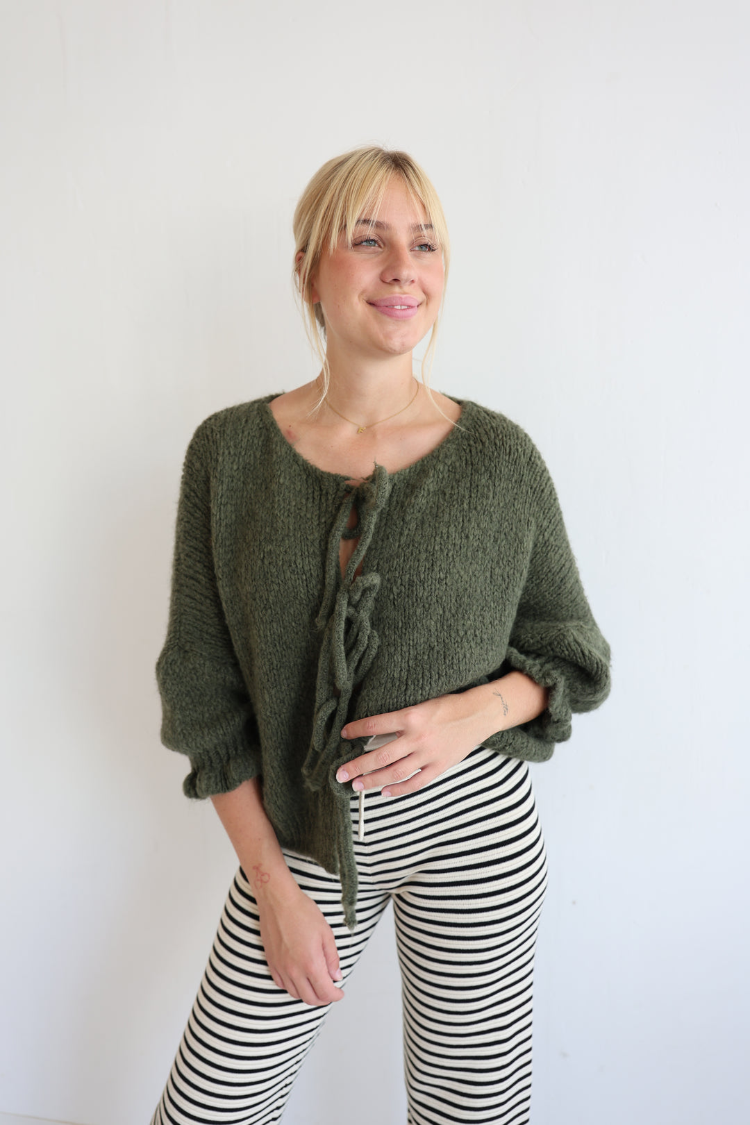 Cardigan mit Schleifen Lilly (3/4-Arm)