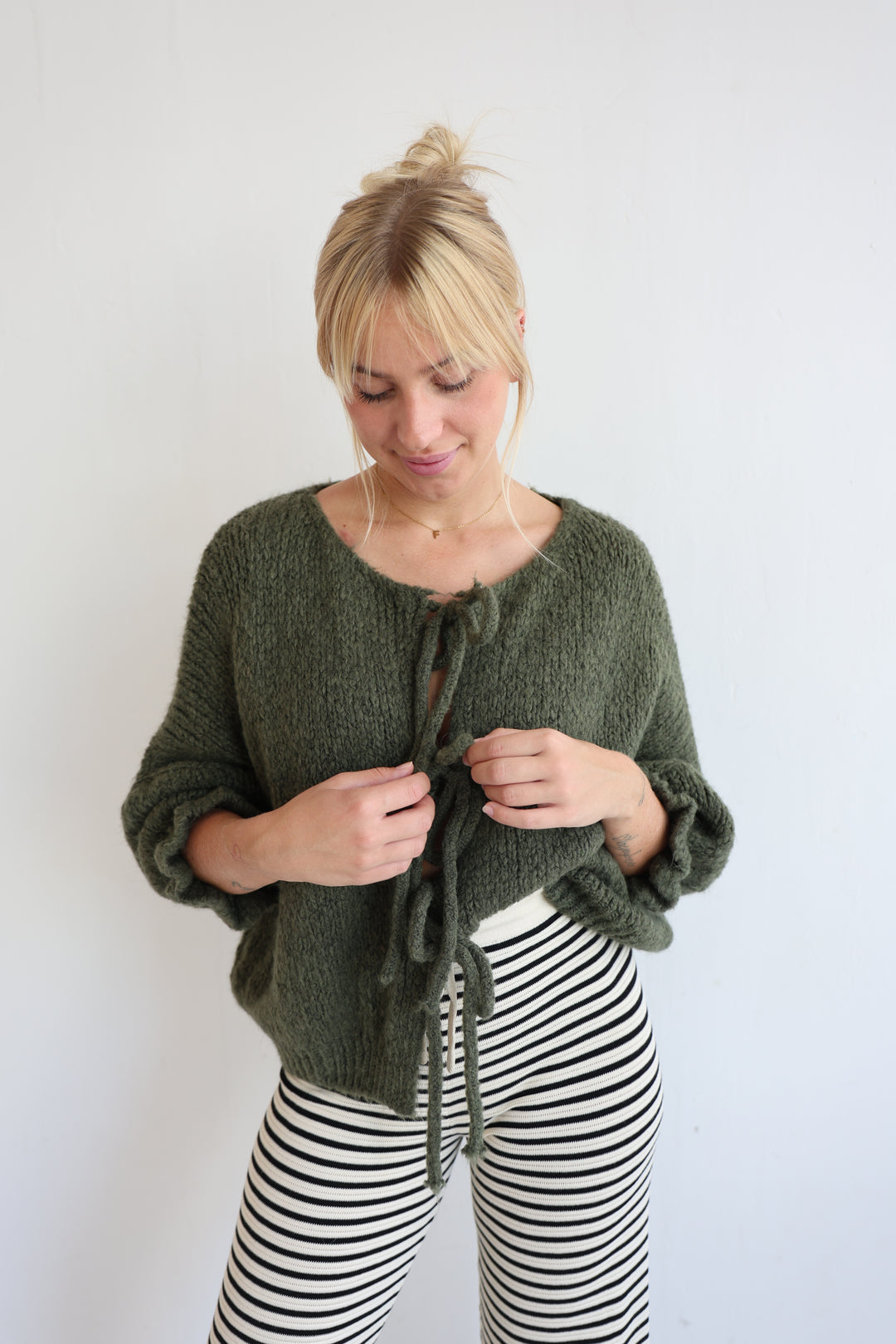 Cardigan mit Schleifen Lilly (3/4-Arm)