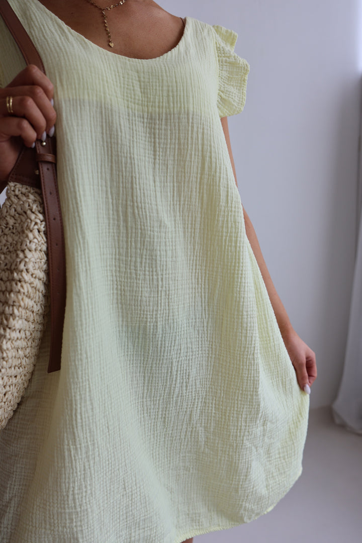 Minikleid aus Musselin Mariella