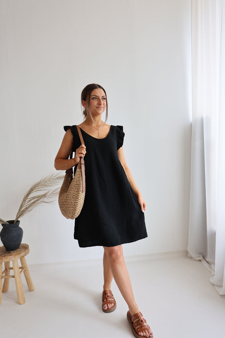 Minikleid aus Musselin Mariella