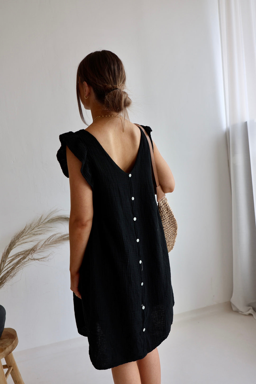 Minikleid aus Musselin Mariella
