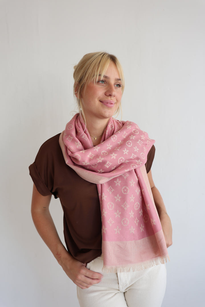 Großes Tuch mit Print Louise