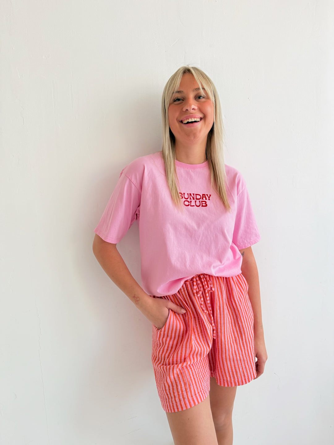 Gestreifte Musselinshorts Wide Stripes