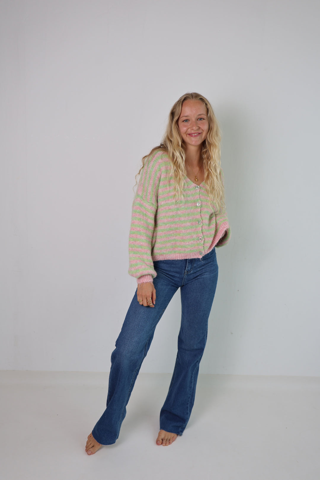 Gestreifter Cardigan Cosima