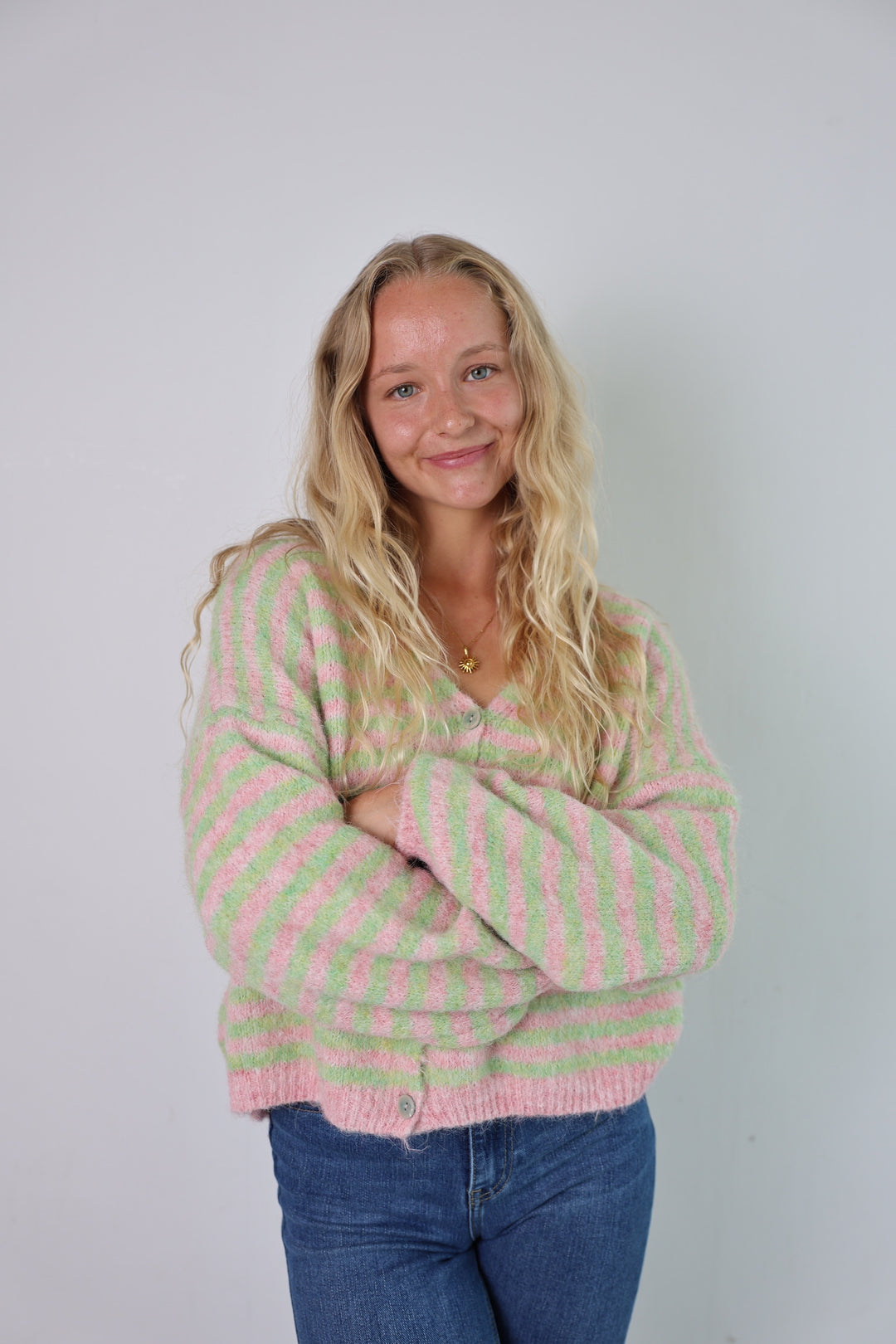 Gestreifter Cardigan Cosima