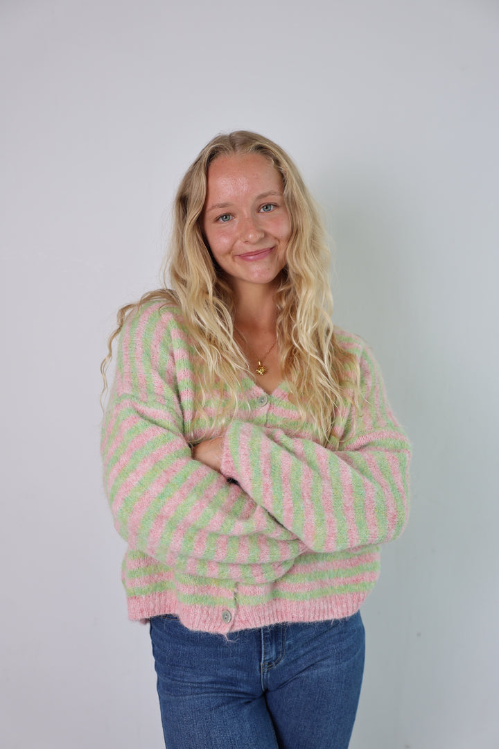 Gestreifter Cardigan Cosima