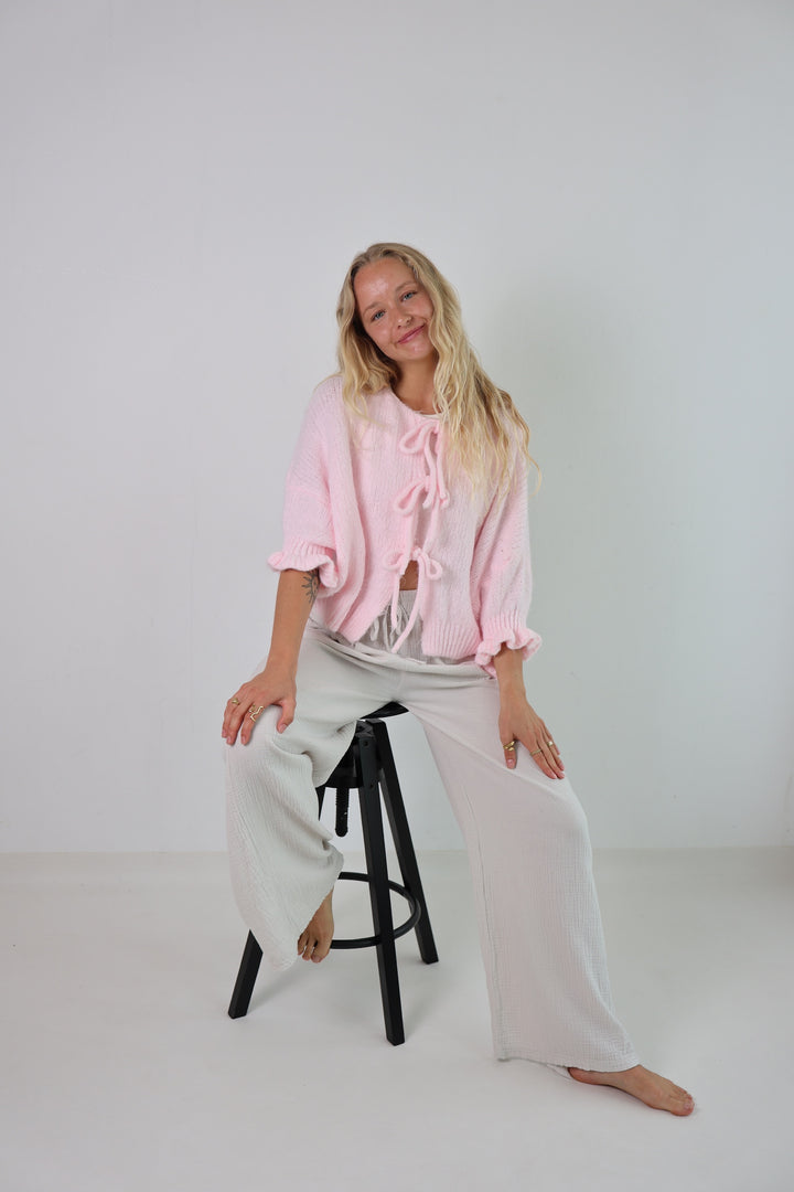 Cardigan mit Schleifen Lilly (3/4-Arm)