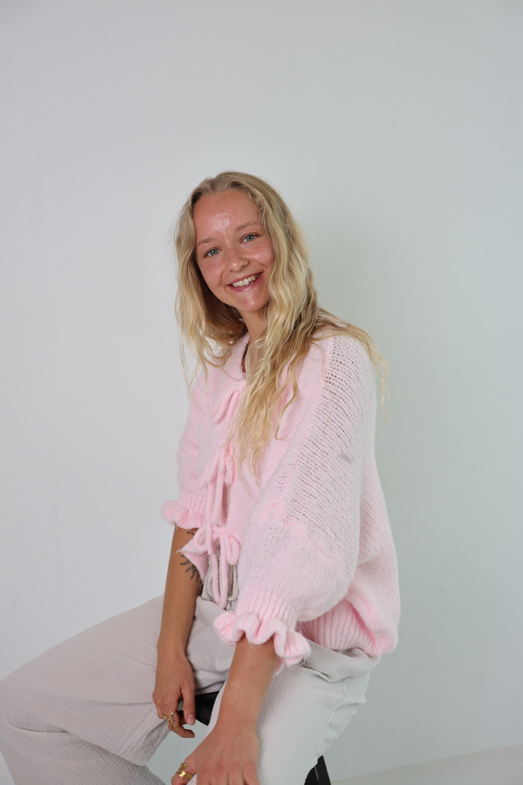 Cardigan mit Schleifen Lilly (3/4-Arm)