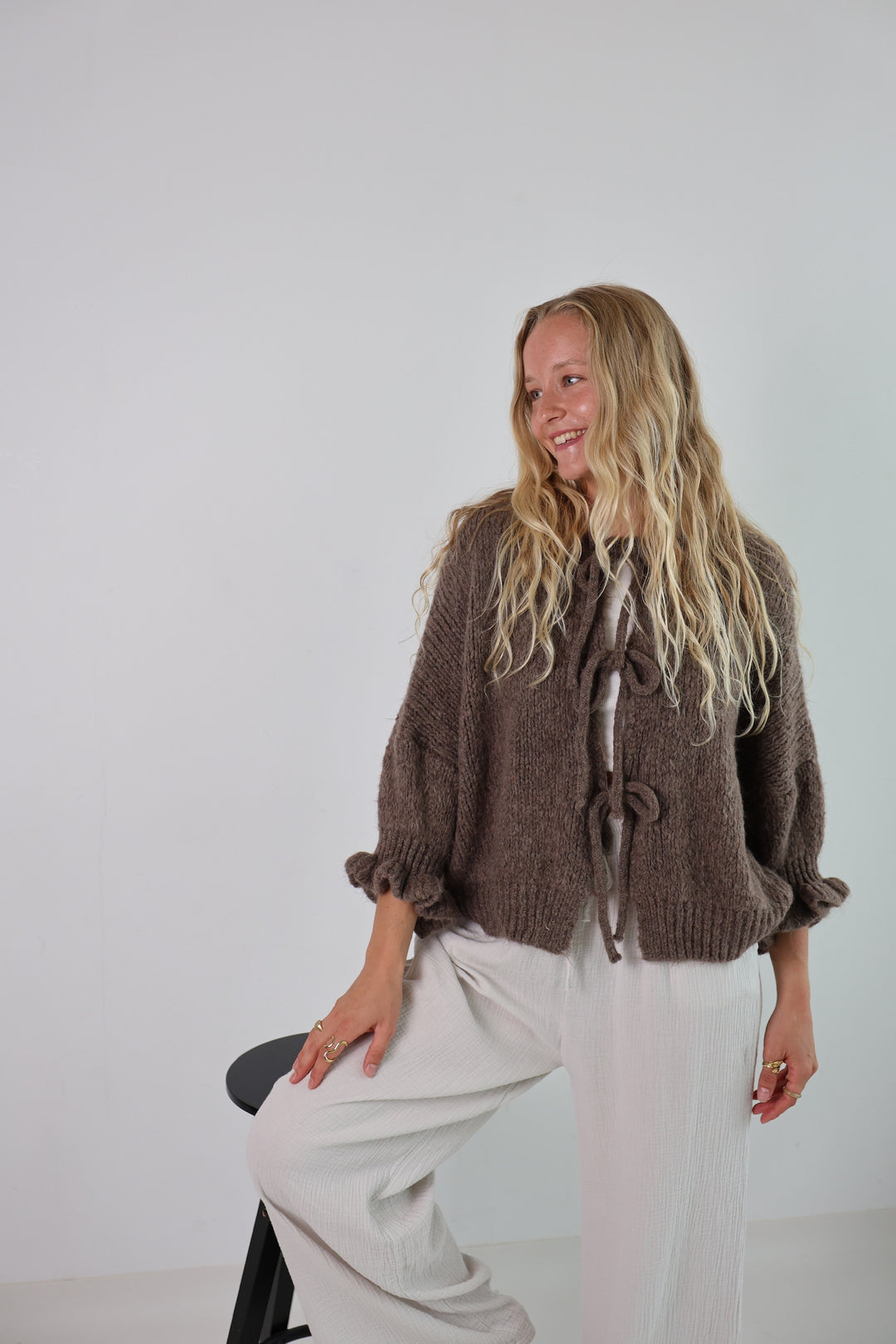 Cardigan mit Schleifen Lilly (3/4-Arm)