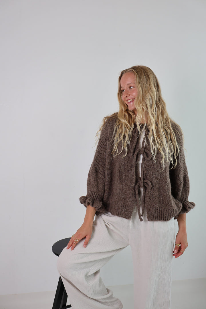 Cardigan mit Schleifen Lilly (3/4-Arm)