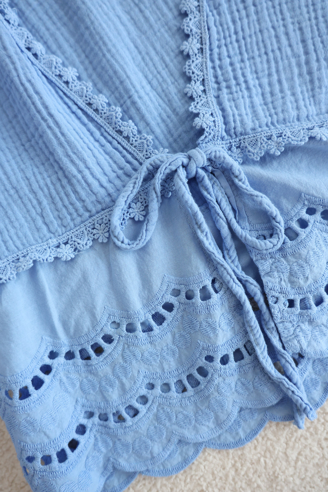Musselinbluse Sweet Ruffles