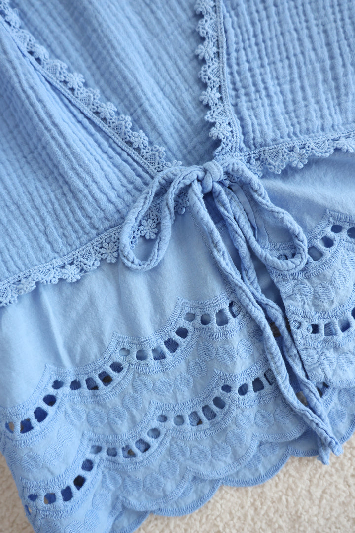 Musselinbluse Sweet Ruffles