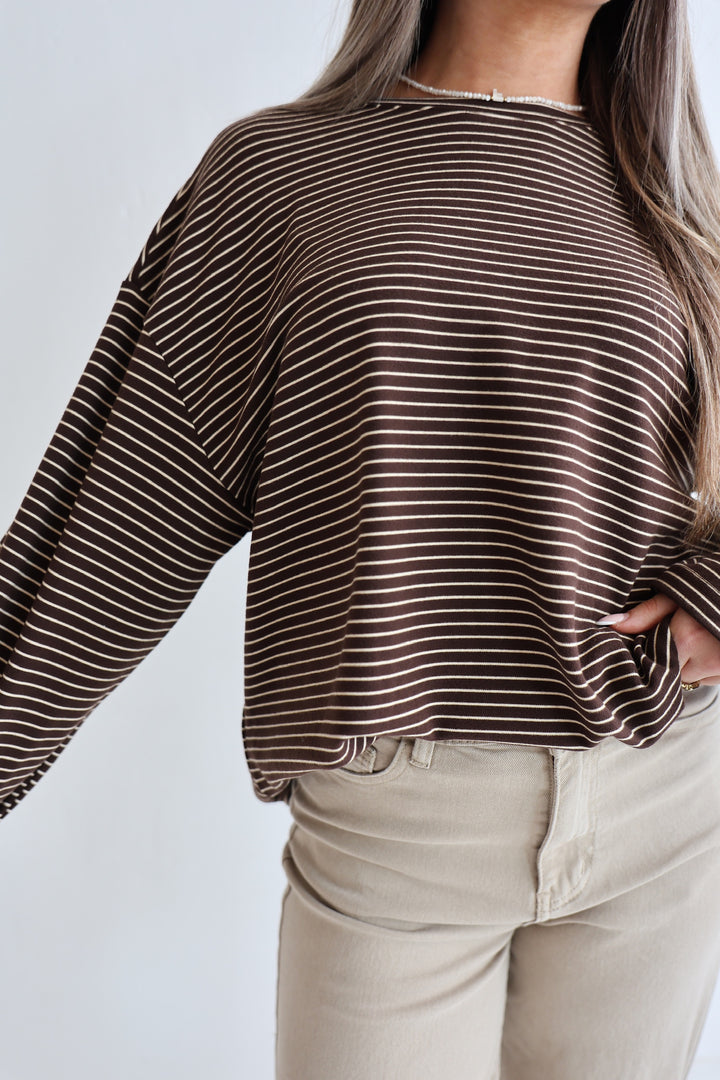 Gestreiftes Longsleeve Striped Soul